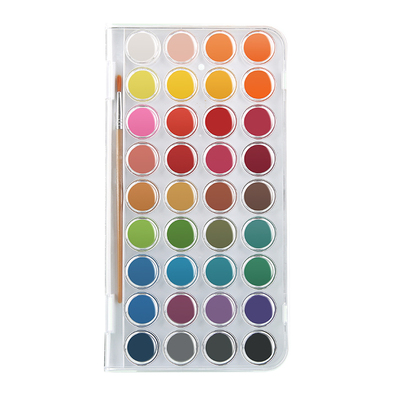 掌握固体水彩颜料水彩画套装全套