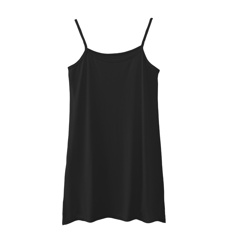 莫代爾防走光內(nèi)襯裙吊帶打底裙防透女夏漢服內(nèi)搭連衣裙里襯中長(zhǎng)款