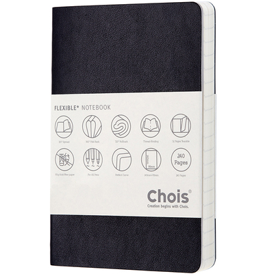 软皮面无酸纸记事本CHOIS皮