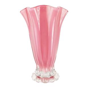 中古芬顿花瓶白菜玻璃客厅摆件高级感花器水养鲜花插花装饰