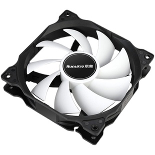 Huntkey/航嘉 清风机箱风扇电脑散热风扇12cm静音无光机箱风扇
