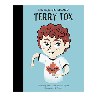【现货】小人物大梦想系列特里·福克斯 英文原版儿童人物传记绘 Terry Fox(Little People, BIG DREAMS,92) 励志故事 3-6岁
