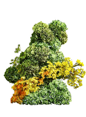 妖及仿真绣球花艺摆件可定制