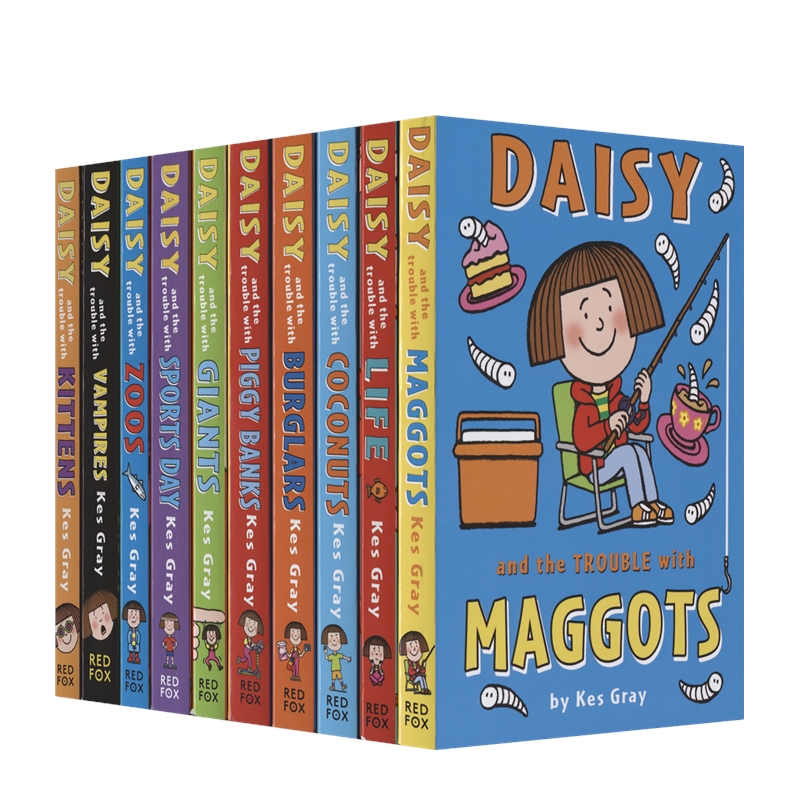 Daisy and the Trouble Collection黛西与烦恼10册套装闯祸童年幽默故事 9-12岁儿童英语章节书英文原版进口图书