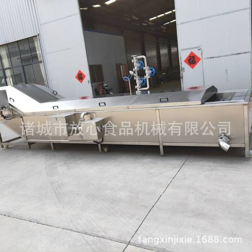 双层网带不锈钢蒸煮机 连续式水果蔬菜漂烫机 不锈钢预煮机漂烫机