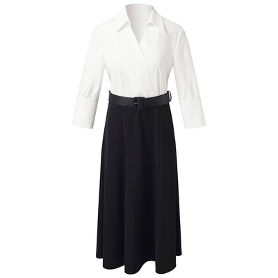 歌莉娅连衣裙女夏通勤假两件裙子