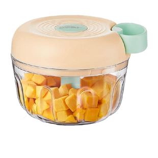 小熊拉蒜器蒜泥神器捣蒜器捣蒜泥压蒜搅蒜器蒜蓉搅碎器大蒜搅碎机