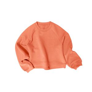 claragirls|Air layer女童短款卫衣26春儿童运动宽松圆领长袖上衣