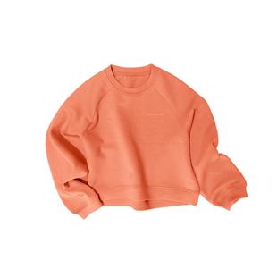 claragirls|Air layer女童短款卫衣26春儿童运动宽松圆领长袖上衣