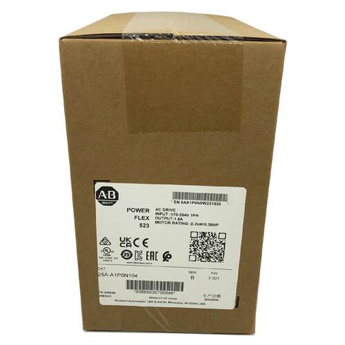 25A-A1P6N104罗克韦尔ABPowerFlex523变频器25AA1P6N104
