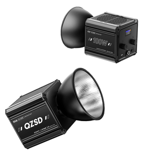 轻装时代100W补光灯便携式摄影双色温RGB手持led摄影灯大功率摄像影室灯专业便携人像cob常亮柔光高亮打光灯