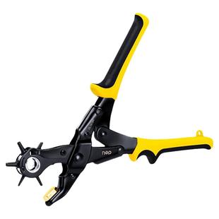 得力皮带打孔器家用圆环孔腰带手表带包包肩带开孔打洞工具打孔钳