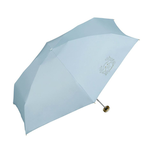 日本进口WPC伞三丽鸥库洛米晴雨两用伞五折玉桂狗超轻巧便携黑胶