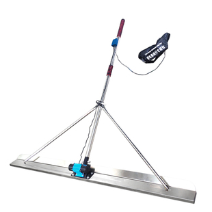 混凝土不锈钢电动刮尺锂电池刮平尺振动尺地坪震动刮尺平板整平尺