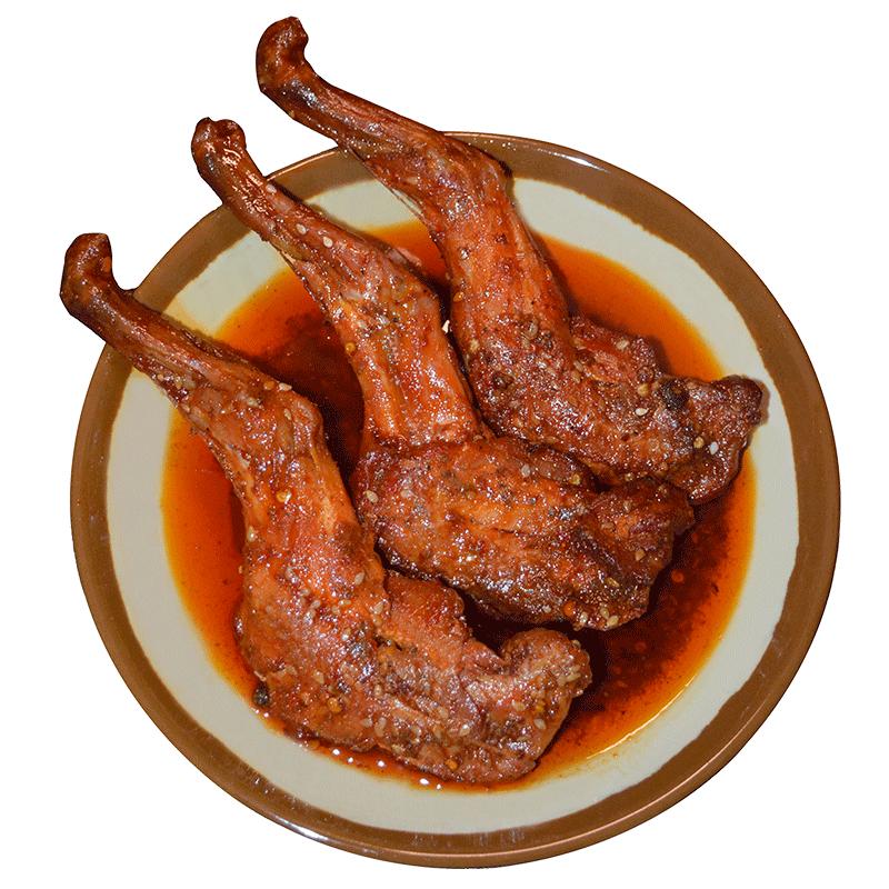 巴红兔特色麻辣兔腿6只/59.8