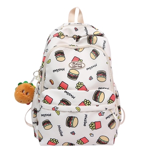 韩系高颜值ins新款初中生书包女小学生三到六年级高中生双肩背包