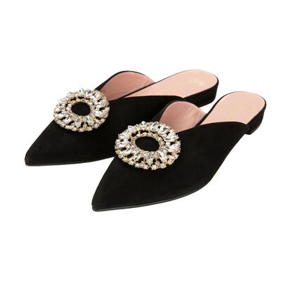 PrettyBallerinas带钻穆勒鞋