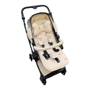 罗马假日婴儿车垫子冬季遛娃神器推车棉垫宝宝四季通用坐垫躺睡垫