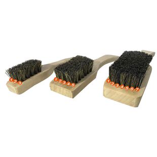 洗衣去渍打板刷 干洗店4*7 木柄预处理猪毛刷 鞋刷 软毛刷子包邮