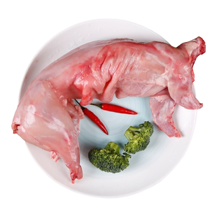 生鲜兔子肉新鲜现杀生兔肉整只1.6-1.8斤/只冷冻鲜去头兔去内脏