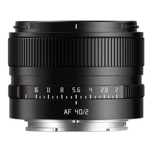 【入会有礼】铭匠AF40mmF2.0银色全画幅大光圈自动镜头40f2适用EZ