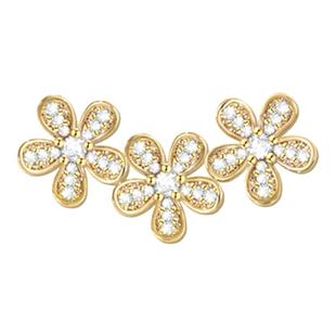 小巧精致花朵胸针胸花女款2025新款高档女奢华气质防走光别针配饰