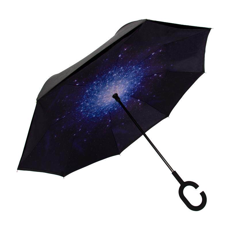 双层反向雨伞男大号全自动长柄