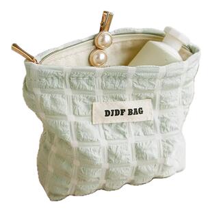 化妆包小号云朵包便携卫生巾收纳袋高级感零钱包内胆包口红大容量