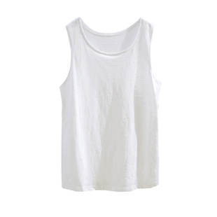 白色纯棉吊带背心女夏天外穿内搭无袖打底宽松大码百搭辣妹小上衣