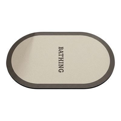 硅藻泥浴室地垫吸水防滑卫生间