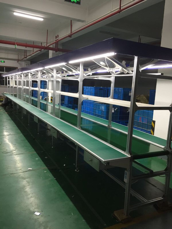 组装皮带流水线生产线 独立工作台式流水线 电子电器装配生产线
