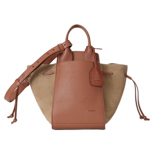 RABEANCO桦碧LU秋千包女麂皮绒翅膀包大容量斜挎包菜篮子单肩包