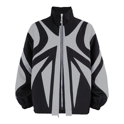 NA解构分割拼接中性防风夹克