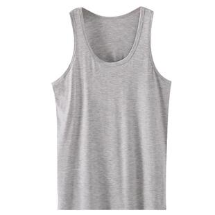 男士莫代尔棉背心跨栏薄款夏季修身汗衫大红内衣背心男加肥特大码