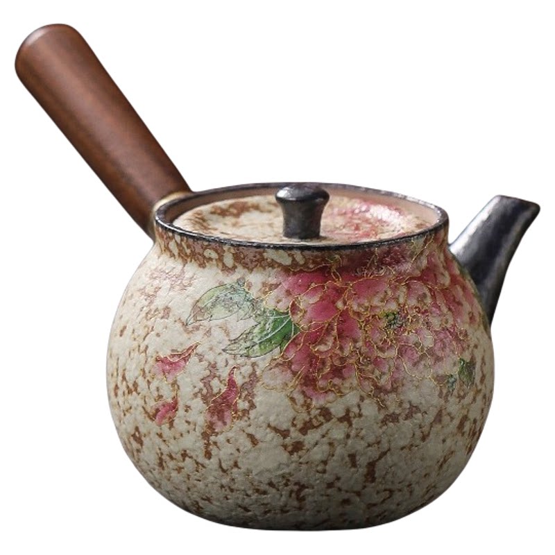 熹言火红石功夫茶壶陶瓷杯套装