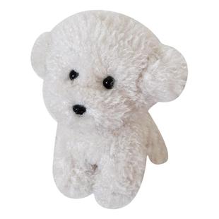 小比熊公仔狗狗玩偶仿真毛绒玩具布娃娃女孩睡抱枕生日礼物送男友