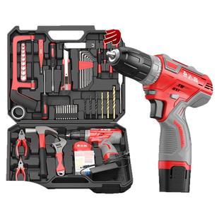 志高家用电钻工具箱套装五金电工木工专用维修装修多功能工具箱