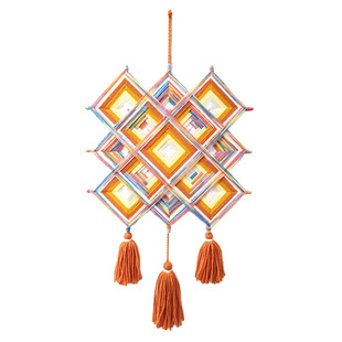 源丨曼达拉diy材料包 手工毛线编织工艺挂饰礼物纤维设计课程制作