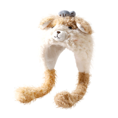 毛茸茸帽子女2025新款护耳帽