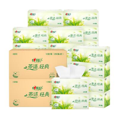 心相印茶香味道抽纸200抽×24盒