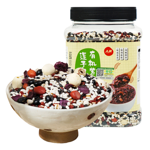 人民食品有机紫薯莲子黑米粥1.08kg五谷杂粮粗粮粥腊八节八宝粥米