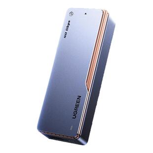 绿联m2固态硬盘盒适用雷电4/5/USB4macmini扩容8TB移动外接盒m.2