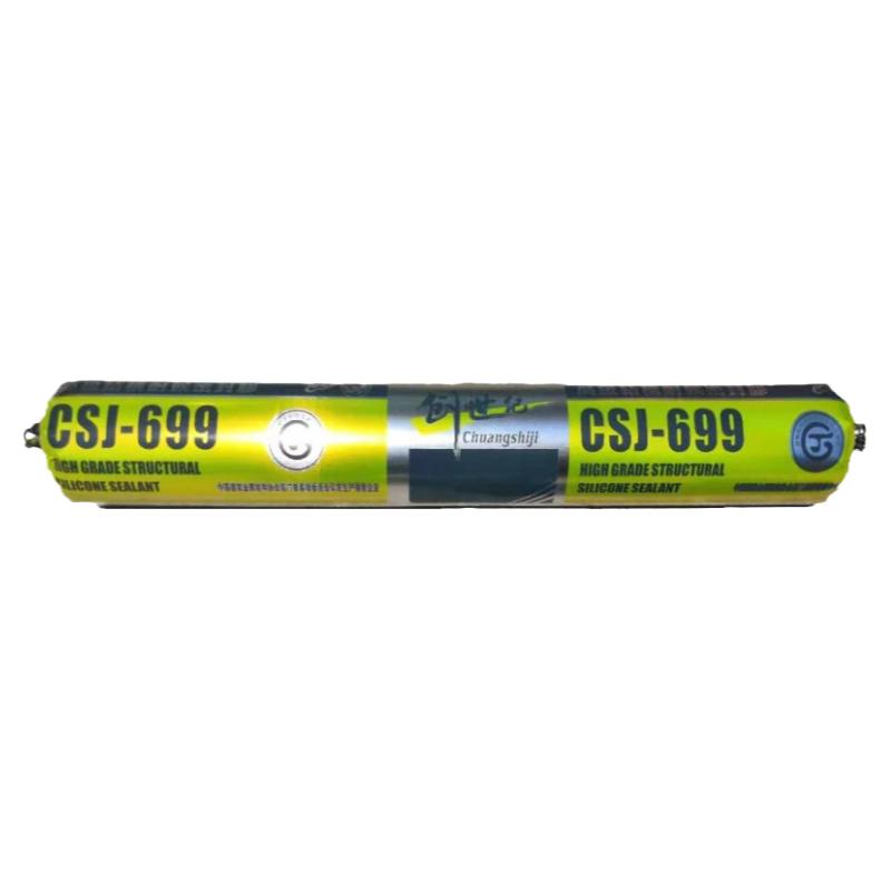 创世纪结构胶699幕墙粘接胶阳光房铝单板外墙防水龟池防漏密封胶