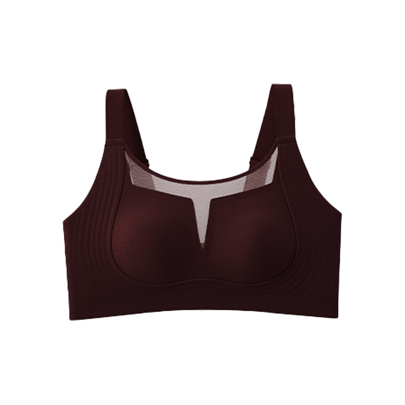 乳胶薄杯无钢圈聚拢显小文胸