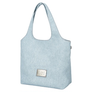 Lee官方新款冰川雪花托特包女皮质单肩包大容量通勤hobo包电脑包