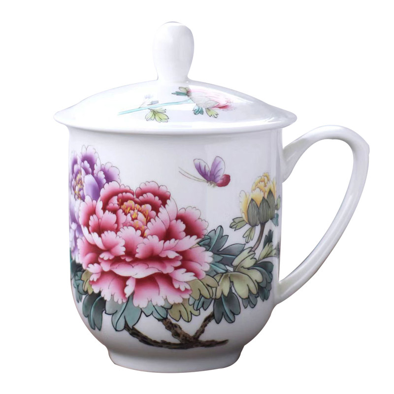 景德镇茶具泡茶杯陶瓷茶杯子