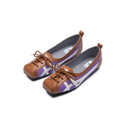 littlgood复古方头德训鞋