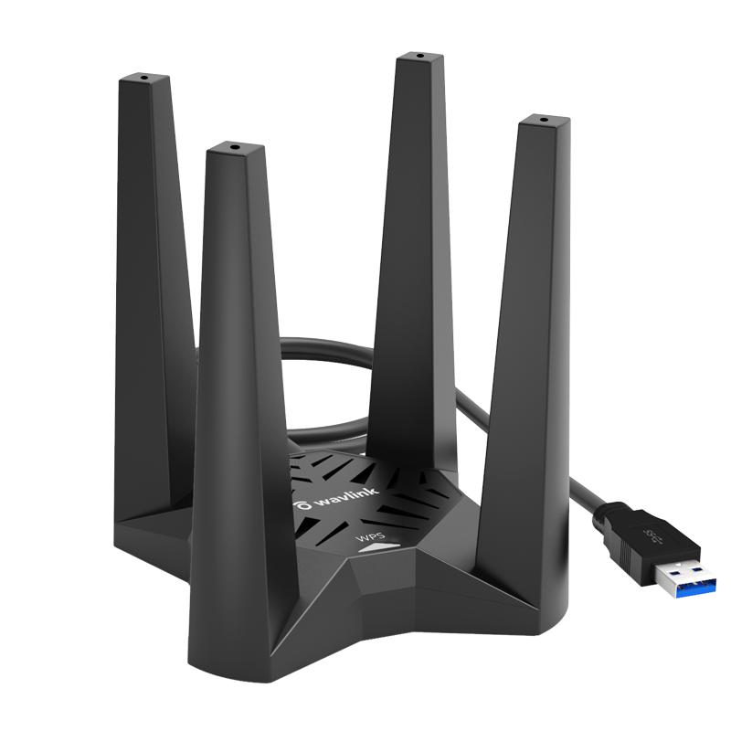 wifi6無線網(wǎng)卡臺式機wifi接收器免驅動電競游戲千兆5g雙頻AX1800M高速穩(wěn)定外置家用筆記本電腦網(wǎng)絡信號發(fā)射器