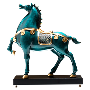 马到成功马摆件办公室新中式客厅电视柜酒柜装饰品乔迁开业礼物