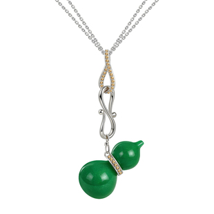 伊泰莲娜葫芦项链福禄吊坠小众高级感锁骨链新年礼物吉祥配戴物